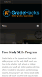 Mobile Screenshot of gradehacks.com
