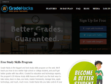 Tablet Screenshot of gradehacks.com
